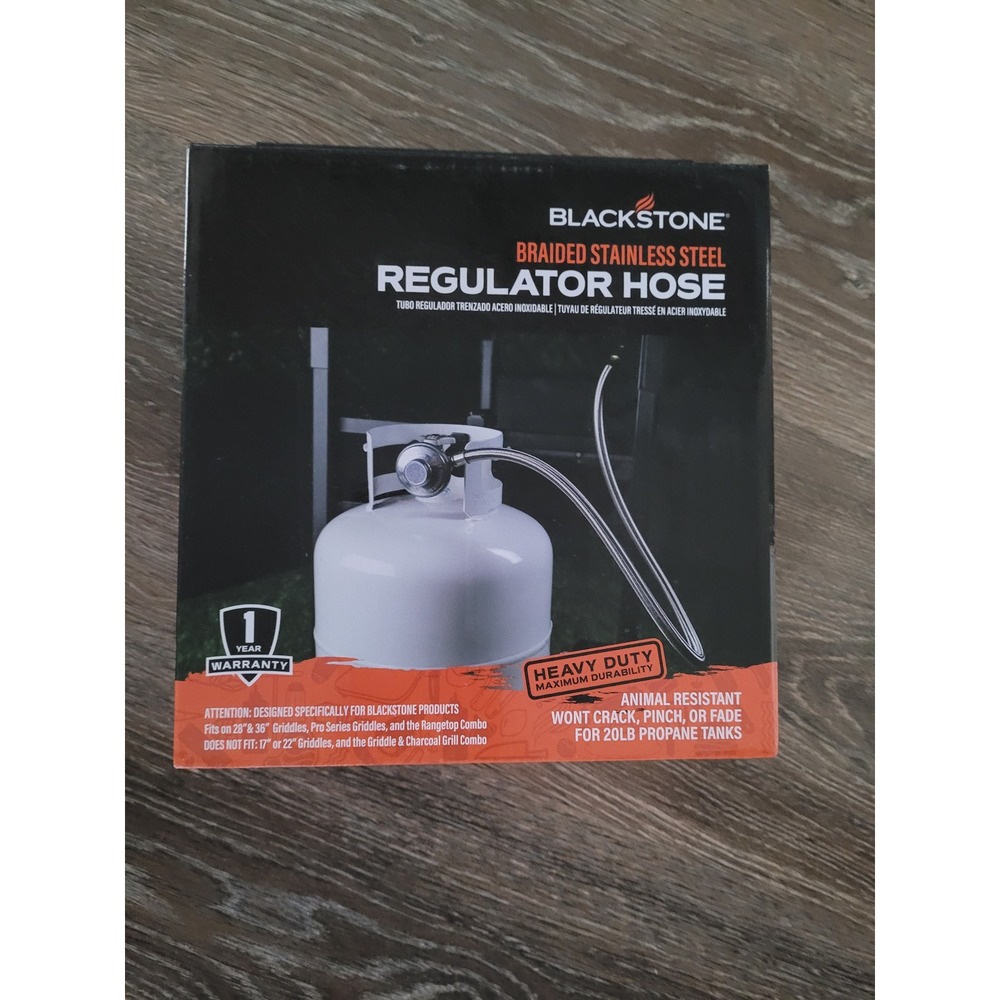 Blackstone Braided Stainless Steel Regulator Hose for 28 and 36 Inch Griddles #2